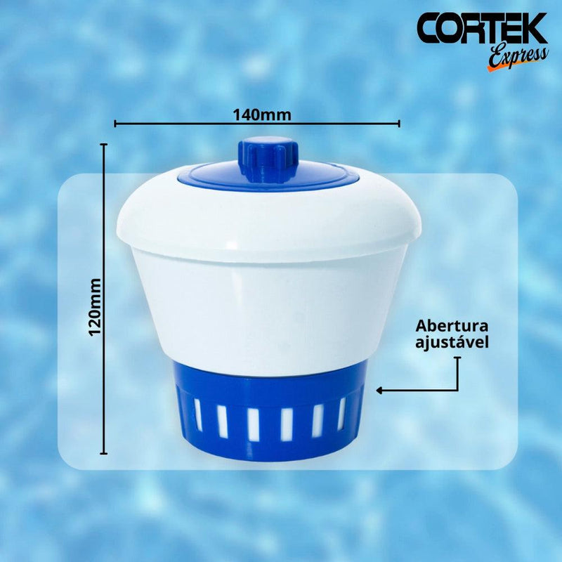 Flutuador Químico Para Limpeza de Piscina Cortek Float - Cortek Express