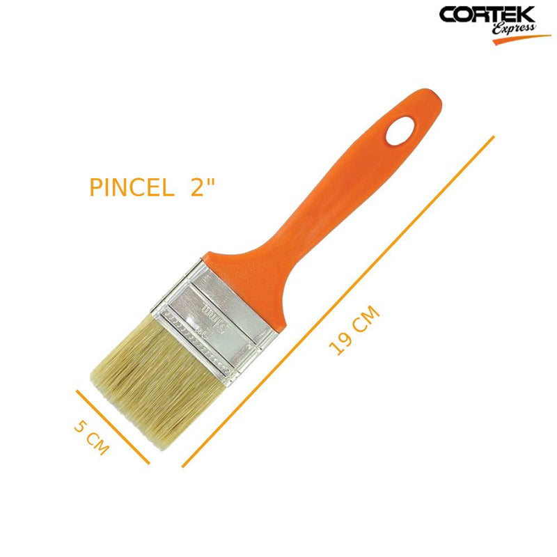 Kit de 6 Pincéis Para Pintura - Cortek Express