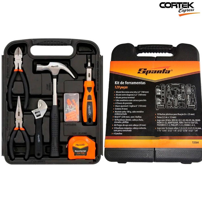 Kit De Ferramentas 129 Peças - Cortek Express