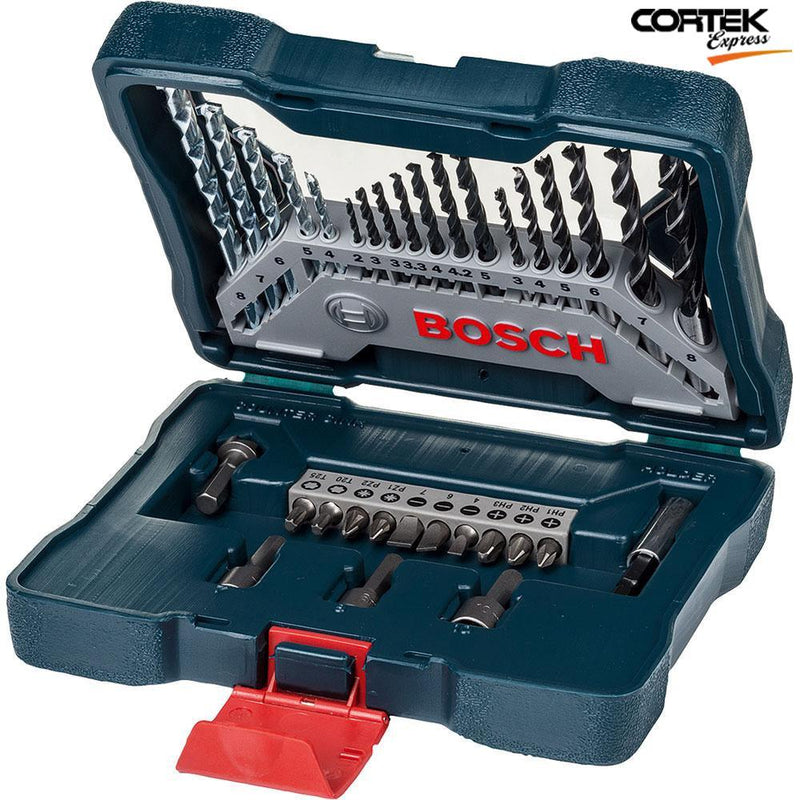 Maleta Com 33 Brocas Bosch - Cortek Express