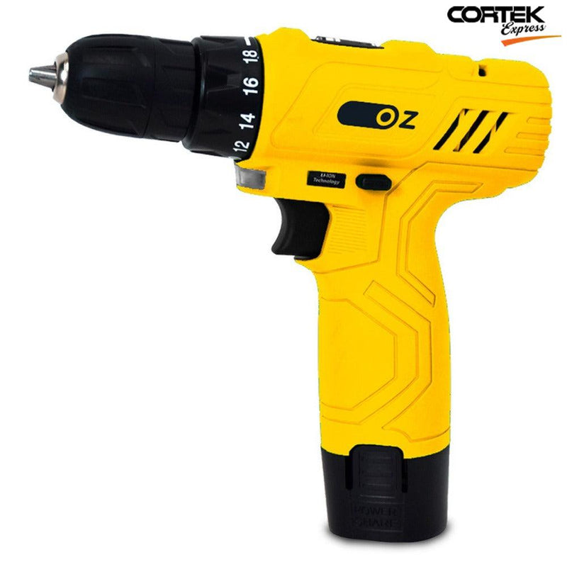 Parafusadeira e Furadeira Elétrica Recarregável Cortek PowerDrill - Cortek Express